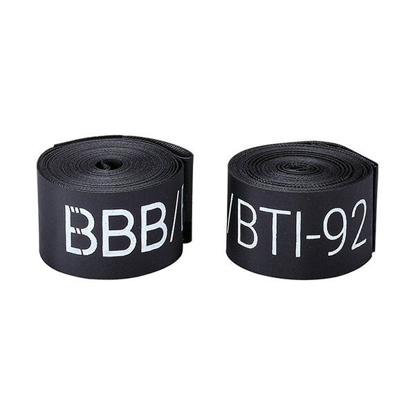 商&nbsp;品&nbsp;詳&nbsp;細はめ込み式リムテープ。2個セット。●BBBは、プロフェショナルからレクリエーショナルまで、すべてのサイクリストのライドと共にあるオランダ ブランド。オランダの本社で生み出される新商は、自らがサイクリストでもある開発者が理想のサイクリングアイテムを追求しBBBの開発からセールスまで、全員が熱狂的なサイクリストです。●強力ナイロン素材のハイプレッシャーリムテープ。●適度な伸縮性で密着し確実にフィット。●バルブを通すホール付き。●2本入り。商品名BBB ビービービー リムテープ BTI-92サイズ28"/700CX×18mmカラーブラック参考重量-適用モデル仕様29"MTBバイクと700cクロスバイクJANコード8716683020687