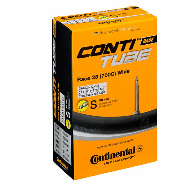 2本セット Continental チューブ RACE 28 WIDE 25/32C-622/630 S60 FV 仏式 60mm 自転車 送料無料 一部地域は除く