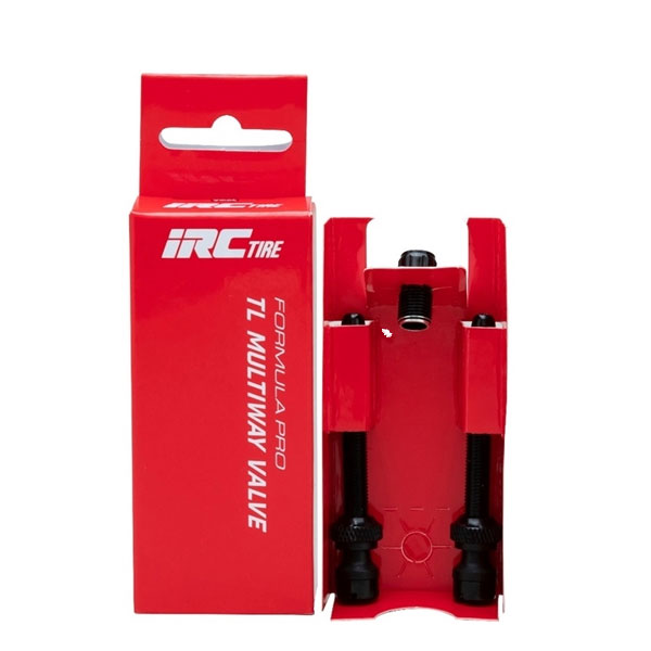 IRC FORMULA PRO TL MULTIWAY VALVE 70mm フォーミュラプロ チューブレス マルチウェイバルブ 2本入 ブラック 999922 自転車 ゆうパケット/ネコポス送料無料