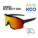 KASK カスク サングラス KOO DEMOS BLK MATT RED クー デモス ブラックマット/レッド 自転車 送料無料 一部地域は除く