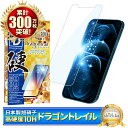 アイフォン12 Pro Max ガラスフィルム ブルーライトカット 10Hドラゴントレイル 液晶保護フィルム アイフォン12promax 保護フィルム アイフォン 12 promax フィルム 12promax シズカウィル