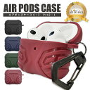 AirPods 4 ケース おしゃれ airpods pro 2 ケース カバー エアポッズ 第4世代 ケース air pods 第3世代 エアーポッズ pro ケース カラビナ付 C02 シズカウィル(2)