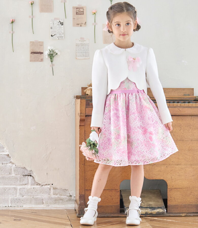 楽天市場】卒園式 子供服 スーツ女の子（カラーピンク）（キッズ