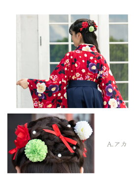 髪飾り 花 リボン 11点セット 卒業式 七五三 女の子 子供 袴 髪飾り 卒業式 入学式 ヘア アクセサリー ジュニア 和小物 ヘアアクセ 髪かざり ヘアピン Uピン キッズ 赤 ピンク パープル