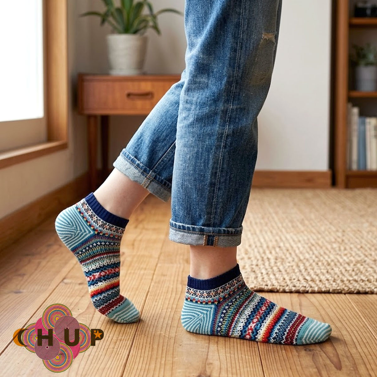 アンクルソックス 靴下 CHUP(チュプ) COCORU(ココル)2026SS オーガニックコットン中厚　ユニセックス S(23～25cm)・M(25～27.5cm) 日本製 GLEN CLYDE CH0551 ゆうパケット配送