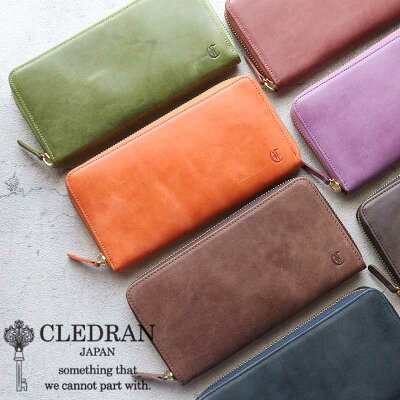 CLEDRAN クレドラン GRANDI(グランディ)ラウンドファスナー長財布 CL3284 レディース 牛革 本革 ギフト プレゼント【日本製】【動画あり】【メッセージカード・ラッピング無料】【選べるノベルティ】