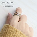 【最大700円OFFクーポン】リング 指輪 2個セット レザーコースター付き CLEDRAN クレドラン ACCENT サージカルステンレス アクセサリー シル...