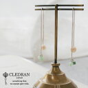 【最大450円OFFクーポン】ピアス チェーンピアス クリソプレーズ シルバー 淡水パール 緑玉髄 CLEDRAN クレドラン ACCENT STONE&PEA...