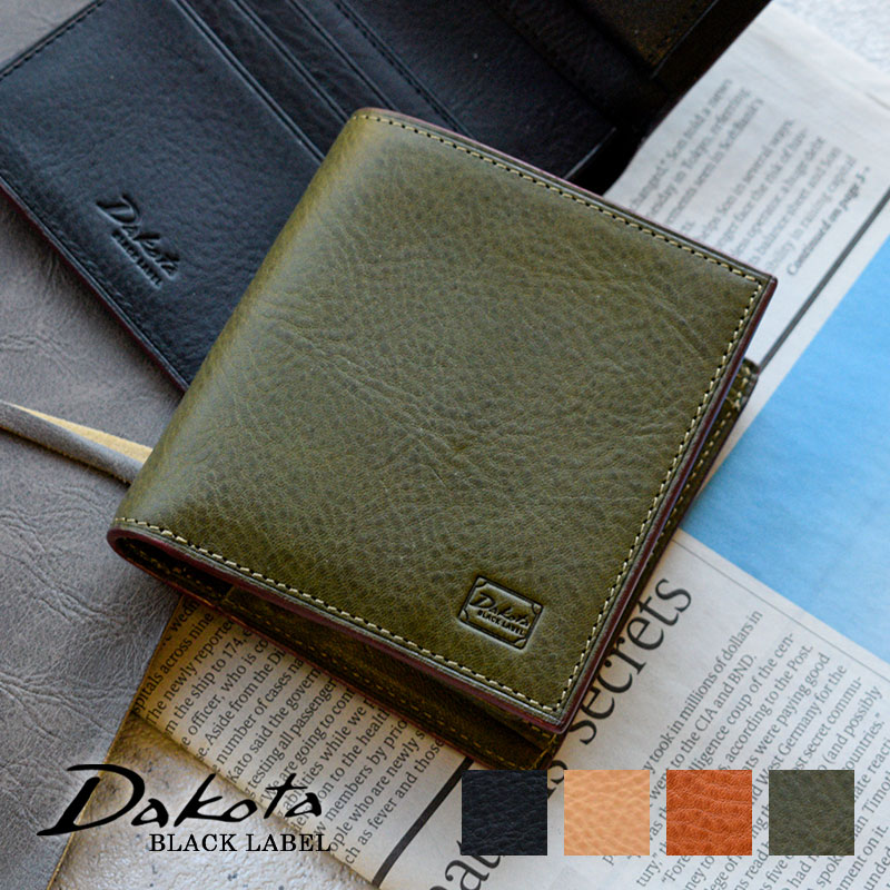 【最大700円OFFクーポン】【メーカー廃盤のため在庫限り】財布 二つ折り ダコタ Dakota BLACKLABEL セルバ 0620211(0620221)メンズ イタリアンレザー イタリア製牛革 ミネルバボックス 本革 ギフト プレゼント【動画あり】【選べるノベルティ】