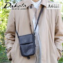 縦型ミニショルダーバッグ フラップ メンズ ダコタ Dakota BLACKLABEL ブラックレーベル ミリア 1622901山羊革 本革 ギフト プレゼント【メッセージカード・ラッピング無料】【選べるノベルティ】