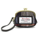 【半額SALE】Harris Tweed ハリスツイード Folna フォルナ がま口小銭入れ チャーム 小物入れ 2993702【BLUE】【ゆうパケット配送】