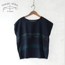 Tシャツ 播州織 コットン suton-T SHORT 全て一点もの プレゼントにも。tamaki niime(玉木新雌)STS-09