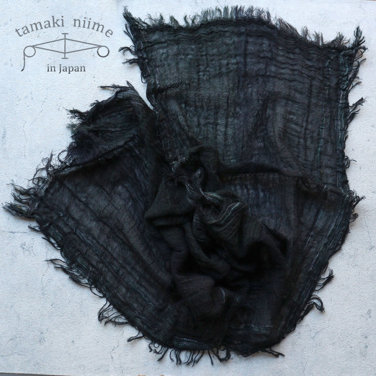 播州織 コットンショールS roots shawl SMALL 44×118cm tamakiniime 玉木新雌ストール 綿100％ 春夏 秋冬 薄手 ギフト 贈り物 敏感肌 保温(146)【メッセージカード・ラッピング無料】