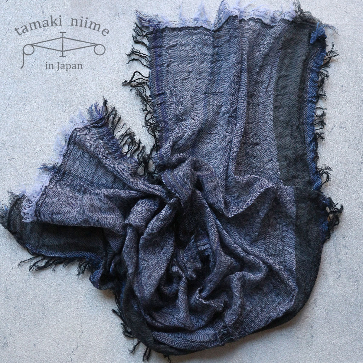 播州織 コットンショールS roots shawl SMALL 44×118cm tamakiniime 玉木新雌ストール 綿100％ 春夏 秋冬 薄手 ギフト 贈り物 敏感肌 保温(153)【メッセージカード・ラッピング無料】