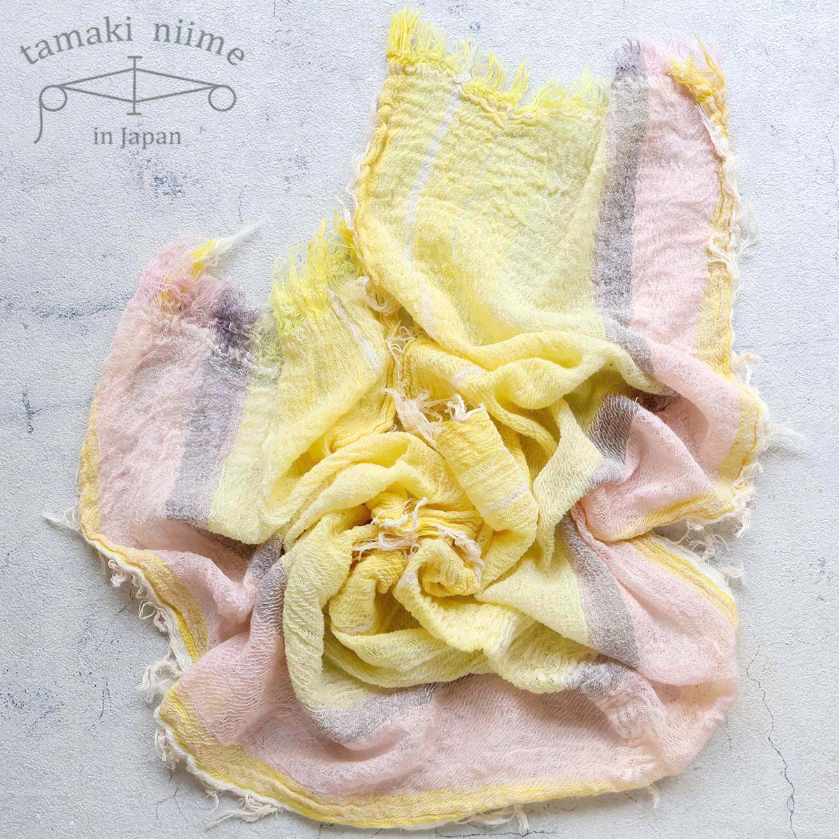 播州織 コットンショールS roots shawl SMALL 44×118cm tamakiniime 玉木新雌ストール 綿100% 春夏 秋冬 薄手 ギフト...