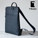 【当店限定】リュック 薄マチバックパックA4 TRION トライオン SS226(V) ビジネスバッグ サフィアーノレザー ドキュメントケース 通勤メンズ レディース 牛革 本革 【メッセージカード ラッピング無料】【選べるノベルティ】