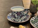 【波佐見焼 洸琳窯 錦鉄仙花(マロン) コーヒーC/S】有田焼 波佐見焼 磁器 コーヒーカップ ピンク 手書き 珈琲碗 紅茶碗 おしゃれ 和食器 ギフト 引き出...