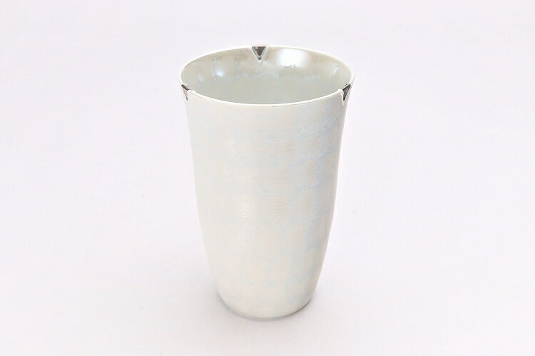 Rakuten - 【有田焼　楽々シリーズ　ラスターシルバー　フリーカップ　(化粧箱入り)】有田焼 磁器 ビアグラス フリーカップ 焼酎コップ 銀 コーヒー お茶 おしゃれ 和食器 ギフト 引き出物 内祝い プレゼント