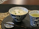 【有田焼 そうた窯 染付桜祥瑞 面取茶付(大)】有田焼 磁器 お茶わん めし碗 ごはん茶碗 青 手書き ごはん おしゃれ 和食器 ギフト 引き出物 内祝い プレゼント