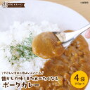 送料無料 懐かしの味！また食べたくなるポークカレー（4袋入）　 お試しセット カレー 即席 調理 簡単 レトルトカレ…