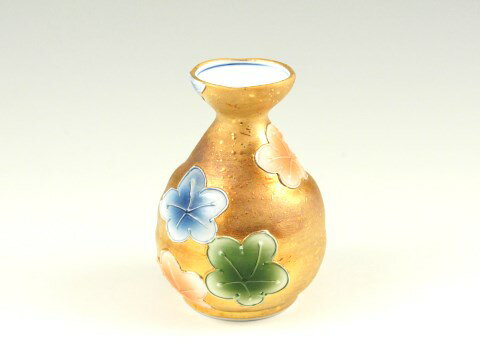 【有田焼 アウトレット】有田焼 文山窯 金三色木の葉 徳利