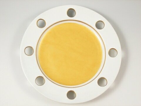 有田焼 弥源次窯 内金穴あき プレート皿(小)