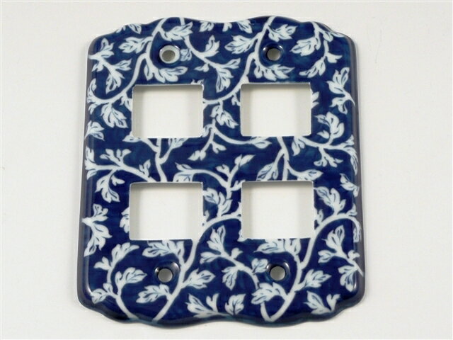 有田波佐見焼雅峰窯染付唐草紋様スイ...