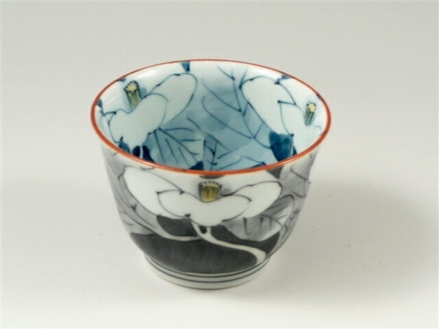 有田 波佐見焼 洸琳窯 色分山茶花 千茶【煎茶 茶器】