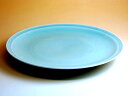 お皿 大きめ 和食器 おしゃれ 有田焼 陶磁器 日本製 青磁 12寸高台皿