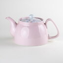 ティーポット おしゃれ 有田焼 陶磁器 日本製 おしゃれ 日本製 有田焼 陶磁器 ピンクフラワー 茶こし付 ポット