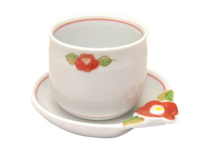 湯呑み 煎茶碗 お茶 おしゃれ 有田焼 来客用 陶磁器 日本製 ライン 皿付 花煎茶
