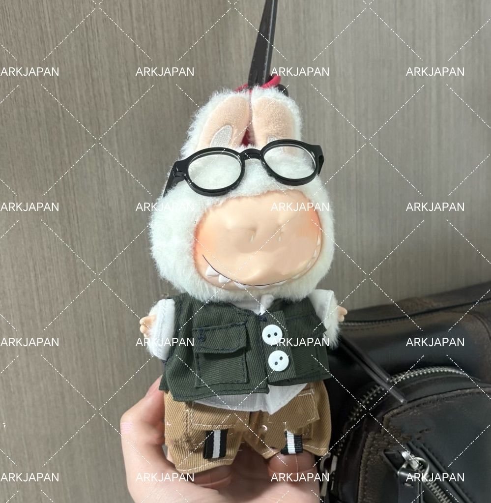 THE MONSTERS Exciting Macaron ぬいぐるみ用服 LABUBU ラブブ マカロン洋服/ズボン/靴/ネクタイ/帽子/スーツ ぬいぐるみ 服 17cm15cm17cm ぬいぐるみ 服セット