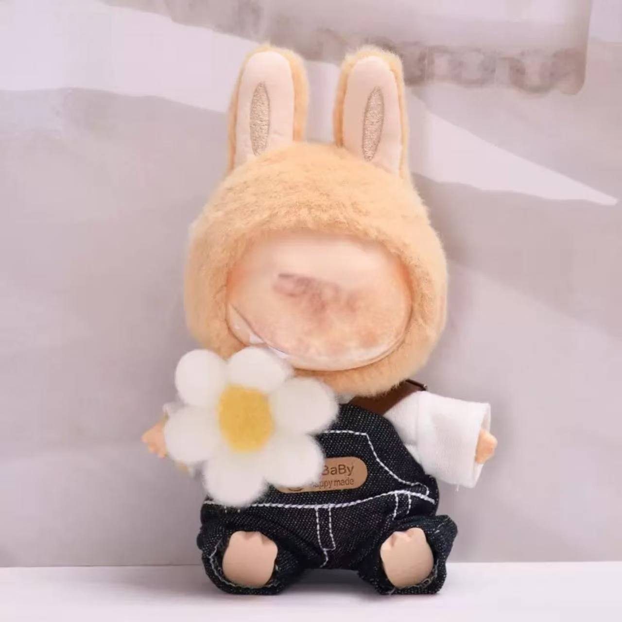 THE MONSTERS Exciting Macaron ぬいぐるみ用服 LABUBU ラブブ マカロン洋服/ズボン/靴/ネクタイ/帽子/スーツ ぬいぐるみ 服 17cm15cm17cm ぬいぐるみ 服セット