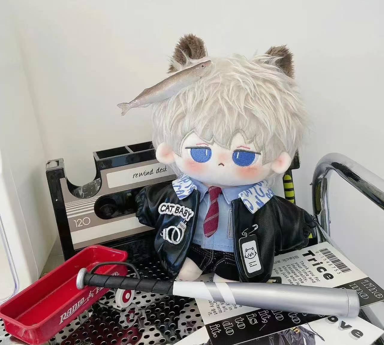 20cm 綿花の人形 コットンドール ミニ洋服 韓国ファッション アイドル衣装 ぬいぐるみ用服 洋服/ズボン/靴/ネクタイ/帽子/スーツ ぬいぐるみ 服 20cm ぬいぐるみ 服セット