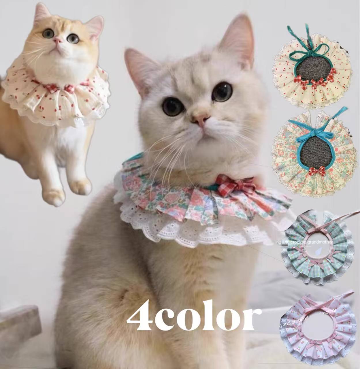 ペット用チョーカー ネックレス 猫 ねこ 小型犬 いぬ アクセサリー 首飾り 紐 レース 蝶ネクタイ フェイクパール リボン 上品 エレガント かわい