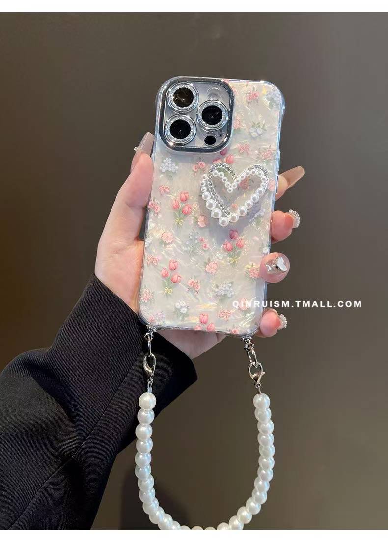乐天商城 - スマホショルダー iphone16ケース iphone15ケース スマホショルダーケース iPhone15 15Pro iPhone12 12pro 14 16 　パール