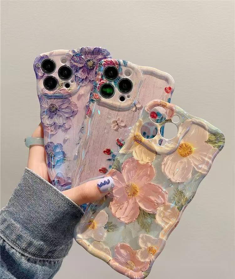 乐天商城 - 全機種対応iphone16ケース iphoneカバー スマホケース スマホカバー スマートフォンケース iPhone12 iPhone13 iPhone11 iPhoneXR iPhoneXS iPhoneX MaxPro Max case アイフォン14ケース 韓国 携帯カバーカラフル フラワー 油絵 レトロ 立体的なお花 かわいい iphone14PRO MAX