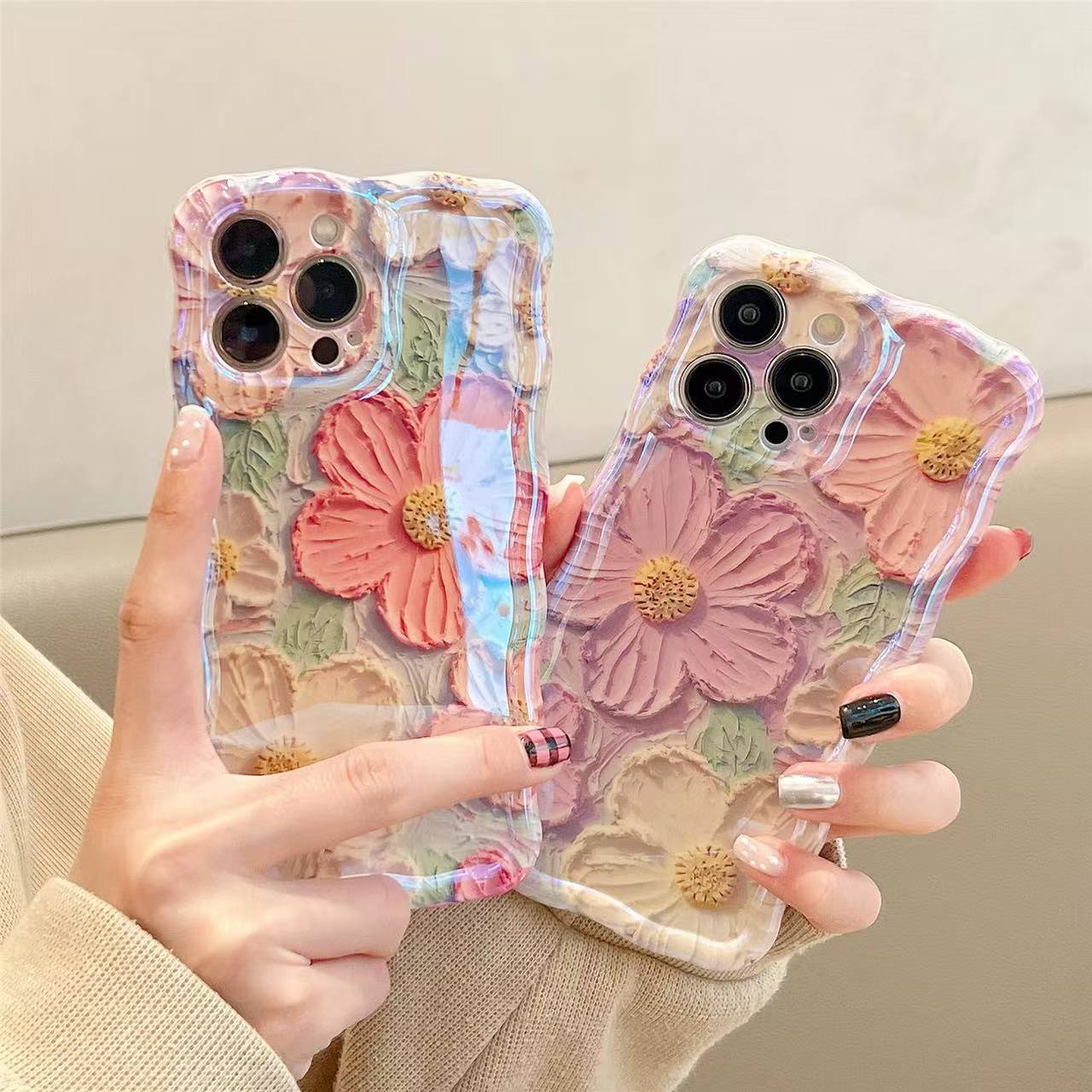 乐天商城 - 全機種対応iphone16ケース iphoneカバー スマホケース スマホカバー スマートフォンケース iPhone12 iPhone13 iPhone11 iPhoneXR iPhoneXS iPhoneX MaxPro Max case アイフォン14ケース 韓国 携帯カバーカラフル フラワー 油絵 レトロ 立体的なお花 かわいい iphone14PRO MAX