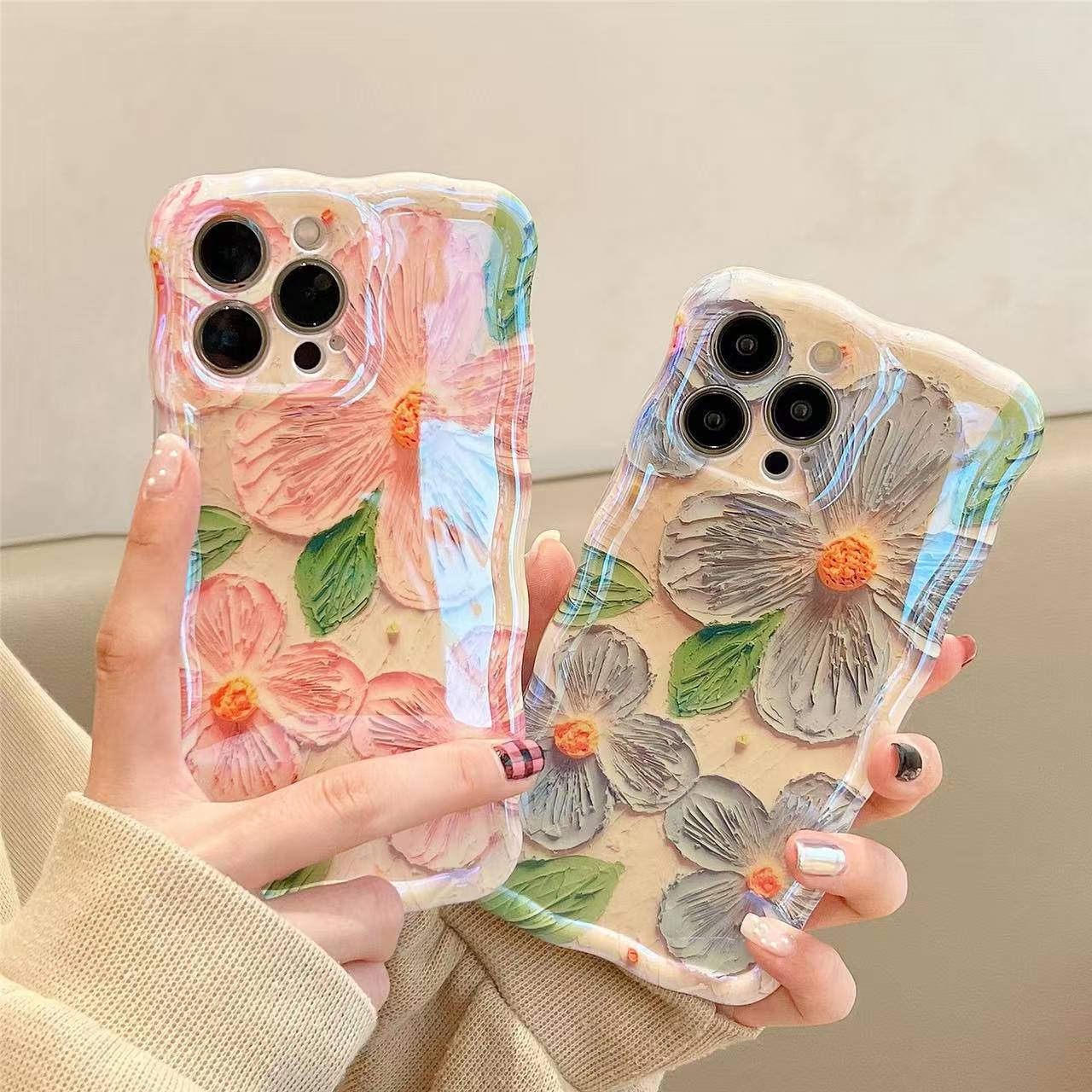 乐天商城 - 全機種対応iphone16ケース iphoneカバー スマホケース スマホカバー スマートフォンケース iPhone12 iPhone13 iPhone11 iPhoneXR iPhoneXS iPhoneX MaxPro Max case アイフォン14ケース 韓国 携帯カバーカラフル フラワー 油絵 レトロ 立体的なお花 かわいい iphone14PRO MAX