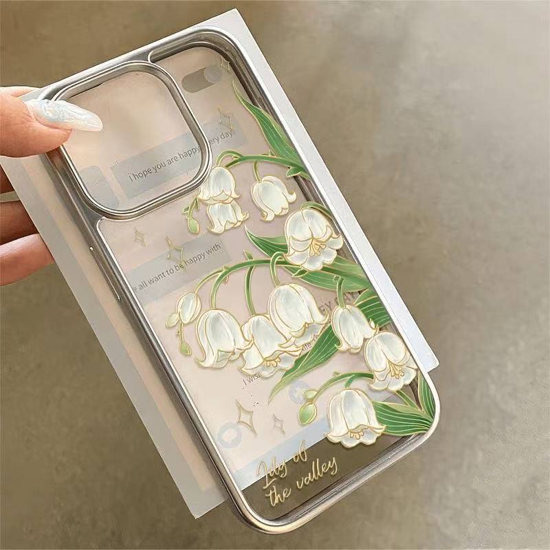 乐天商城 - 鈴蘭（すずらん）スマホケース クリア iPhone16 Pro SE 14 ケース iPhone13 12 iPhone SE 携帯ケース 耐衝撃 アイフォン11 スマホ 携帯 アイホン15 ケース 透明