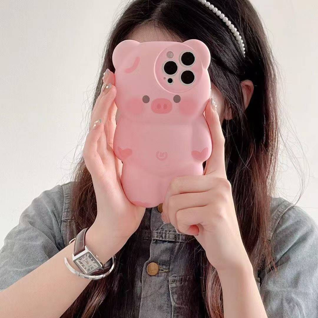 Rakuten - ピンクポーちゃんスマホケース クリア iPhone16 Pro 14 ケース iPhone13 12 iPhone SE 携帯ケース 耐衝撃 アイフォン11 スマホ 携帯 アイホン15 ケース 透明