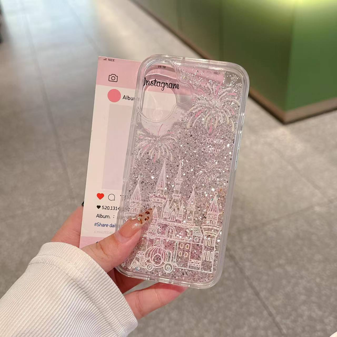 Rakuten - 流れる砂花火スマホケース クリア iPhone16 Pro 14 ケース iPhone13 12 iPhone SE 携帯ケース 耐衝撃 アイフォン11 スマホ 携帯 アイホン15 ケース 透明