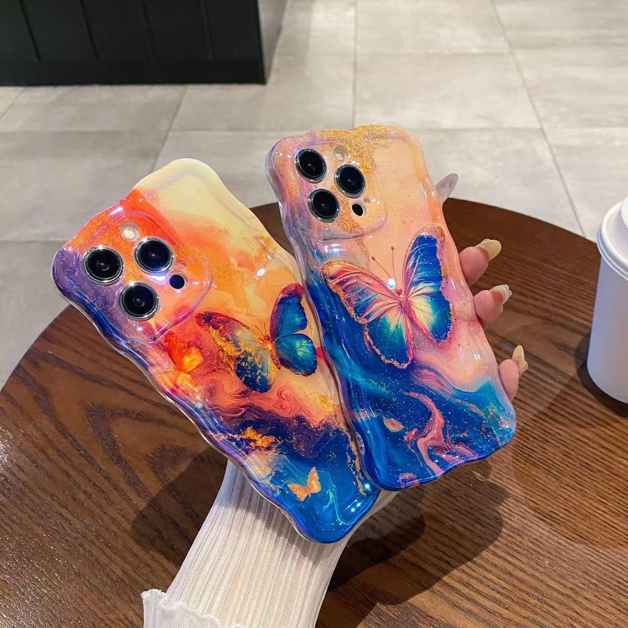 乐天商城 - 全機種対応iphone16ケース iphoneカバー スマホケース スマホカバー スマートフォンケース iPhone12 iPhone13 iPhone11 iPhoneXR iPhoneXS iPhoneX MaxPro Max case アイフォン14ケース 韓国 携帯カバーカラフル フラワー 油絵 レトロ 立体的な蝶 かわいい iphone14PRO MAX