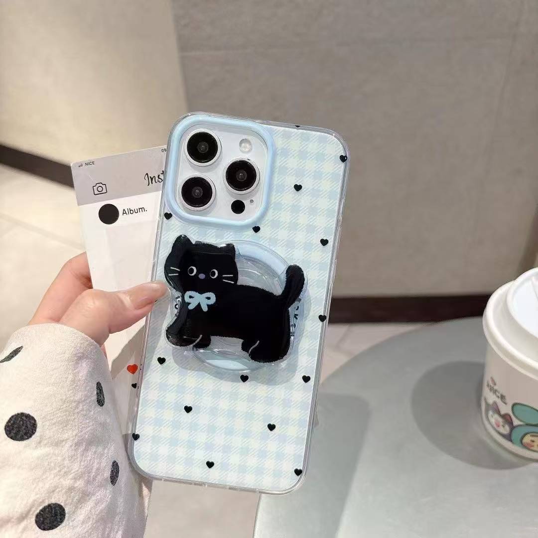 乐天商城 - 猫スタンド付きケーススマホケース クリア iPhone16 Pro 14 ケース iPhone13 12 iPhone SE 携帯ケース 耐衝撃 アイフォン11 スマホ 携帯 アイホン15 ケース 透明