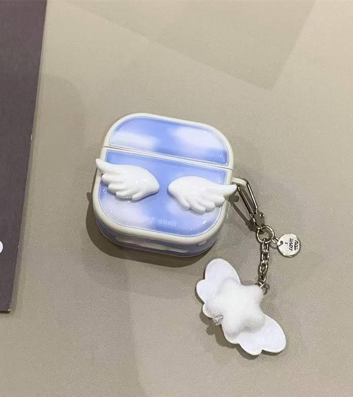 乐天商城 - AirPods Pro 2 ケース airpods3 ケース シリコン AirPods Pro 第2世代 おしゃれ AirPods 2 3 カバー かっこいい エアポッズ プロ ケース 天使の翼