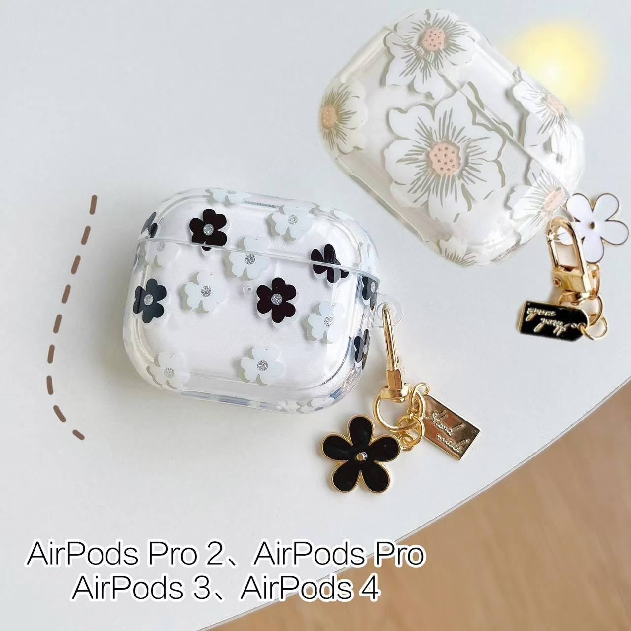 Rakuten - AirPods Pro 2 ケース airpods3 ケース シリコン AirPods Pro 第2世代 おしゃれ AirPods 2 3 カバー かっこいい エアポッズ プロ ケース 花