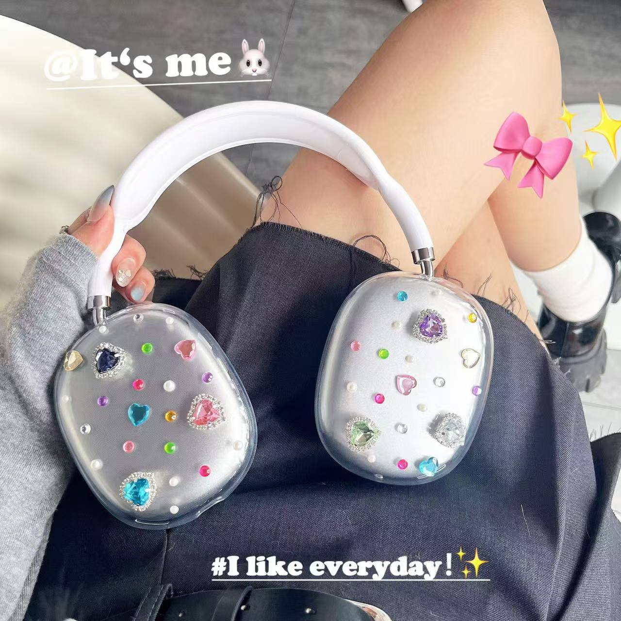 Rakuten - Apple Airpods Max airpods max カバー イヤホン ヘッドホン ケース カバー 透明 TPU素材 カバー アップル 耐衝撃 ソフトカバー