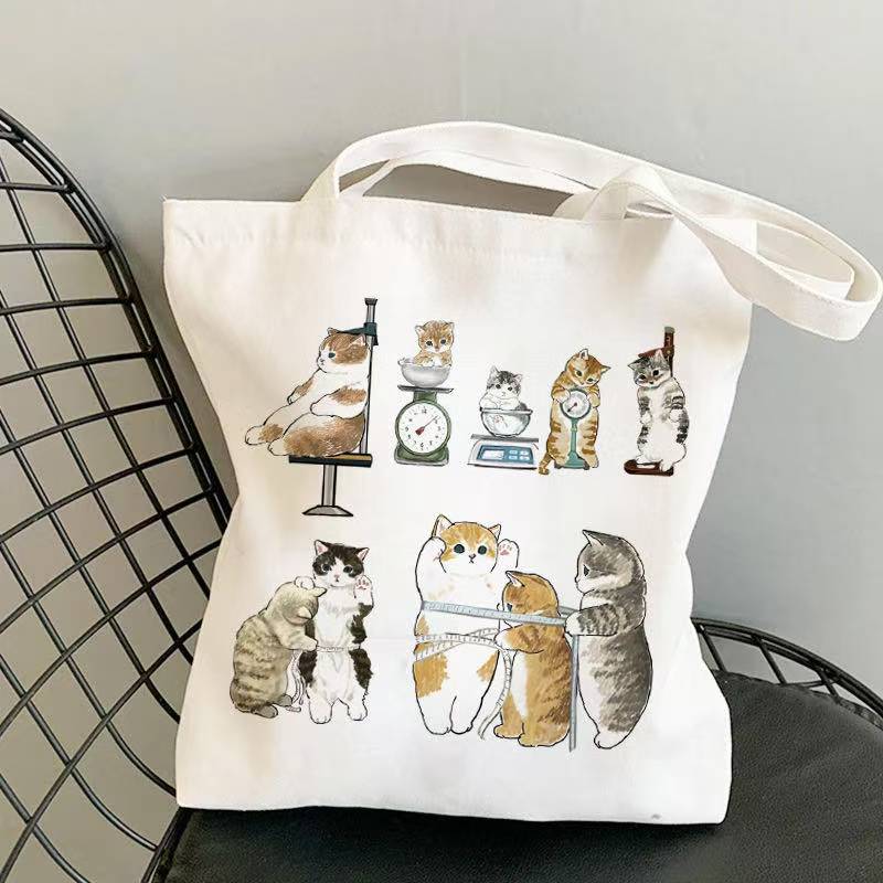 Rakuten - 猫 トートバッグ 猫います 猫 トート かわいい トートバッグ レディース ネコ ランチバッグ ランチトート ネコ柄 手提げ トートバッグ