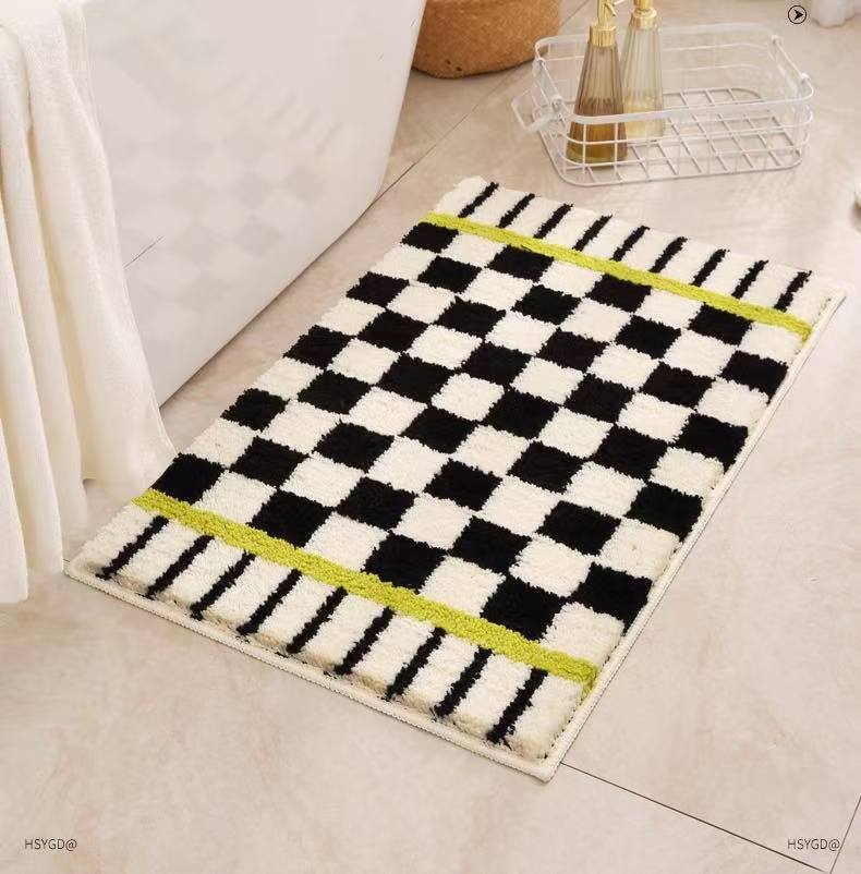 北欧風 かわいい花柄 玄関マット おしゃれ 室内 かわいい 屋内用 玄関マット 屋内 洗える おしゃれ 室内 滑り止め 40x60 50x80