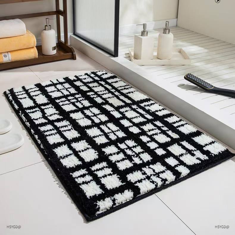 Rakuten - 北欧風 かわいい花柄 玄関マット おしゃれ 室内 かわいい 屋内用 玄関マット 屋内 洗える おしゃれ 室内 滑り止め 40x60 50x80